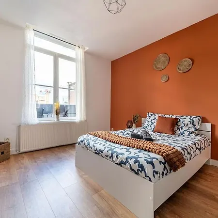 Apartment Le Beaumont - Barbieux, 3beds, Parking, Terrace Roubaix